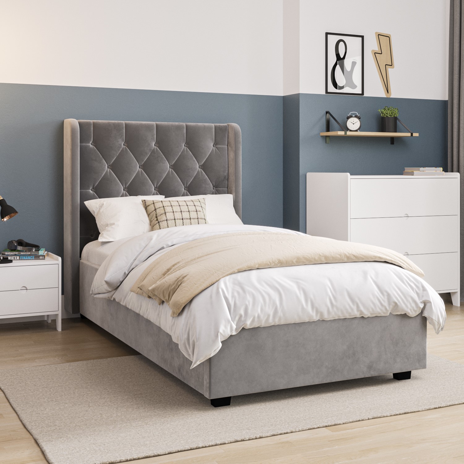 Single bed side lift ottoman hotsell