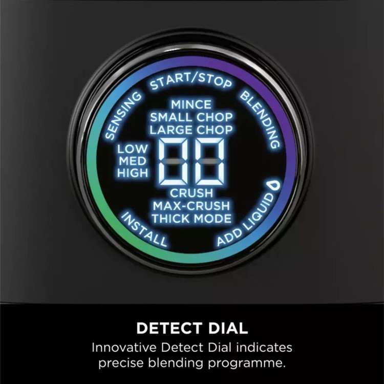 Ninja TB301UK Detect Duo Power Blender Pro + Single Serve  Black  Smoothies Soups & Ice Crushing