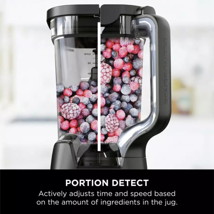 Ninja TB301UK Detect Duo Power Blender Pro + Single Serve  Black  Smoothies Soups & Ice Crushing