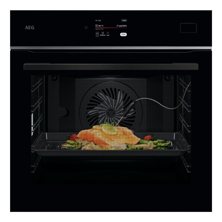 AEG 8000 Series Electric Single Oven - Black
