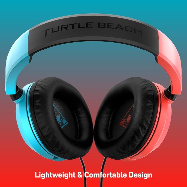 Turtle Beach Recon 50 Double Sided Over-ear Wireless with Microphone Gaming Headset - Red & Blue