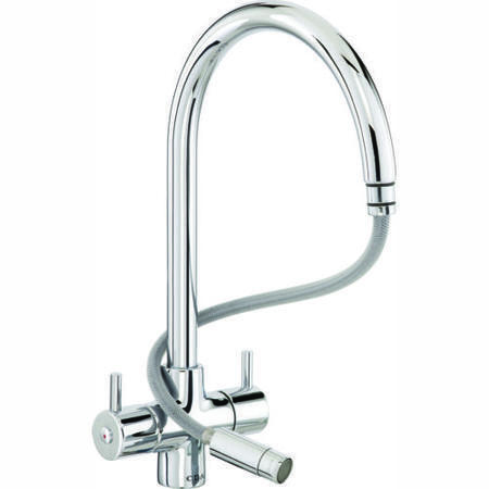 GRADE A1 - Box Opened CDA TC56CH Monobloc Tap With Pull-out Spray