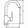 CDA Chrome Single Lever Mixer Kitchen Tap