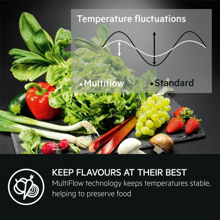 AEG 6000 Series 253 Litre 70/30 Integrated Fridge Freezer