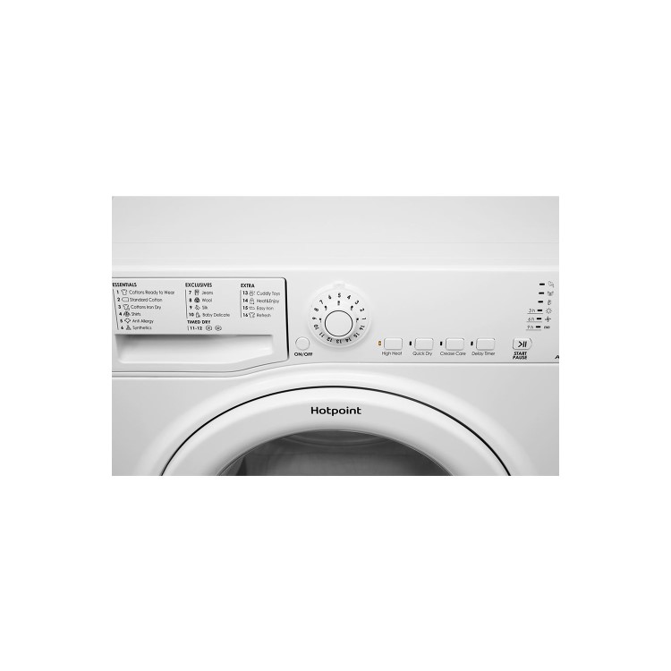HOTPOINT TCFS73BGP Aquarius 7kg Freestanding Condenser Tumble Dryer - Polar White