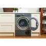 Refurbished Hotpoint TCFS83BGG Aquarius 8kg Freestanding Condenser Sensor Dryer - Graphite
