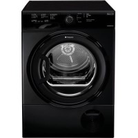 HOTPOINT TCFS83BGK Aquarius 8kg Freestanding Condenser Tumble Dryer - Black
