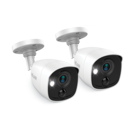 Box Opened Hikvision HiLook 5MP Super HD PIR Analogue Bullet Cameras - 2 Pack 