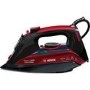 Bosch TDA5070GB Sensixx EditionRosso Steam Iron Black And Red