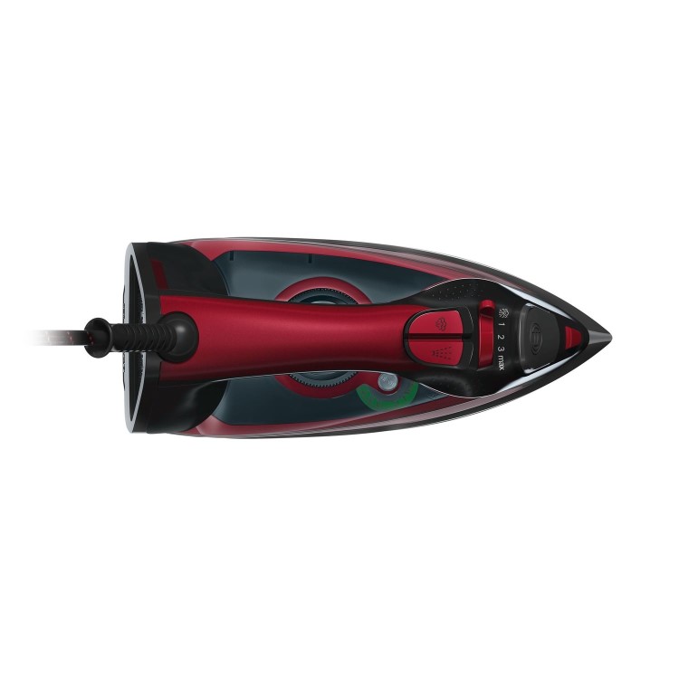 Bosch TDA5070GB Sensixx EditionRosso Steam Iron Black And Red