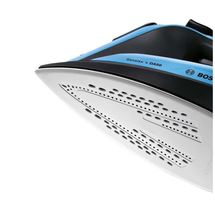 Bosch TDA5073GB Sensixx'x DA50 3100W Steam Iron With Vertical Steam - Black & Blue