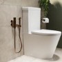 GRADE A1 - Brushed Bronze Thermostatic Douche Shower / Bidet Shower Spray Kit - Arissa