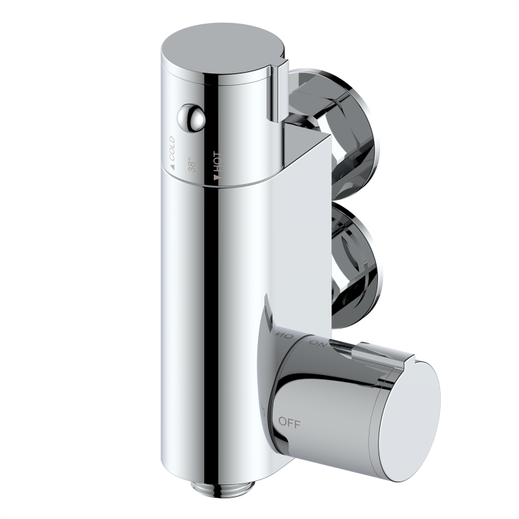 Chrome Thermostatic Douche Shower / Bidet Shower Spray Kit - Arissa
