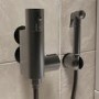 GRADE A1 - Gunmetal Grey Thermostatic Douche Shower / Bidet Shower Spray Kit - Arissa