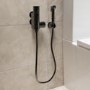 GRADE A1 - Gunmetal Grey Thermostatic Douche Shower / Bidet Shower Spray Kit - Arissa