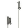 GRADE A1 - Gunmetal Grey Thermostatic Douche Shower / Bidet Shower Spray Kit - Arissa