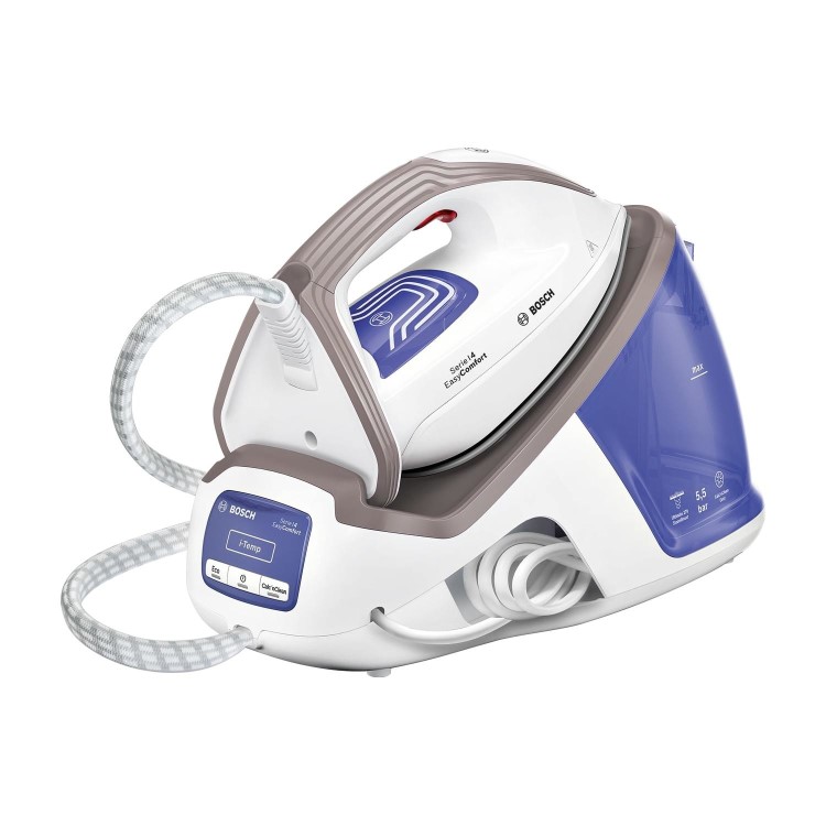 Bosch TDS4040GB Serie 4 EasyComfort 2400 W Steam Generator Iron - White & Purple