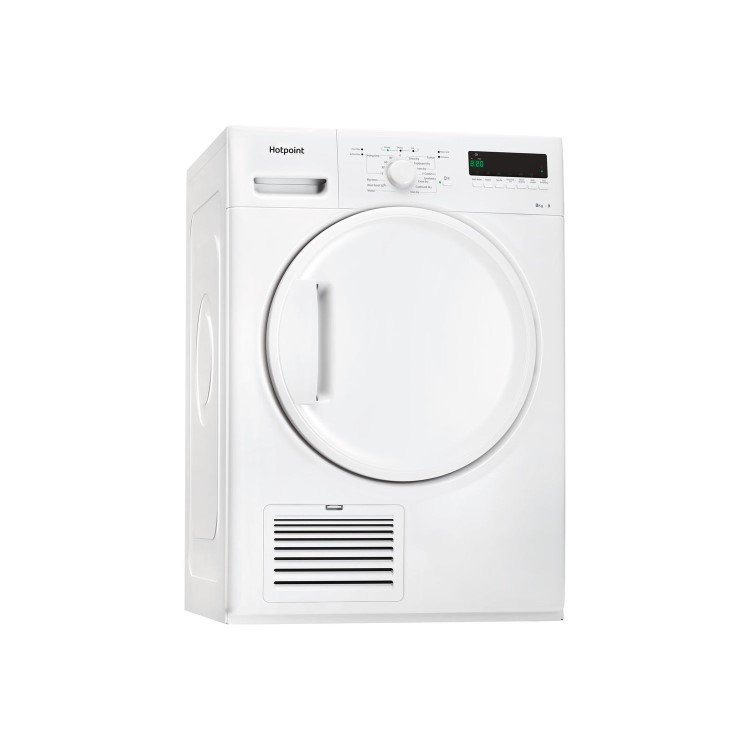 Hotpoint TDWSF83BEP 8kg Freestanding Condenser Tumble Dryer With Sensor Drying - White