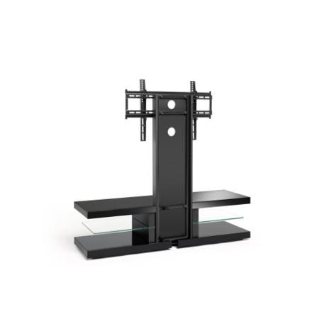 Black tv stand with bracket deals
