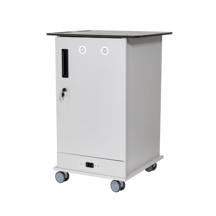 TekCharge Single Door 16 Laptops or Chromebook up to 17" Charging Trolley