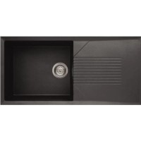 Reginox TEKNO480B 1.0 Bowl Composite Granite Sink Black