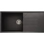 Reginox TEKNO480B 1.0 Bowl Composite Granite Sink Black