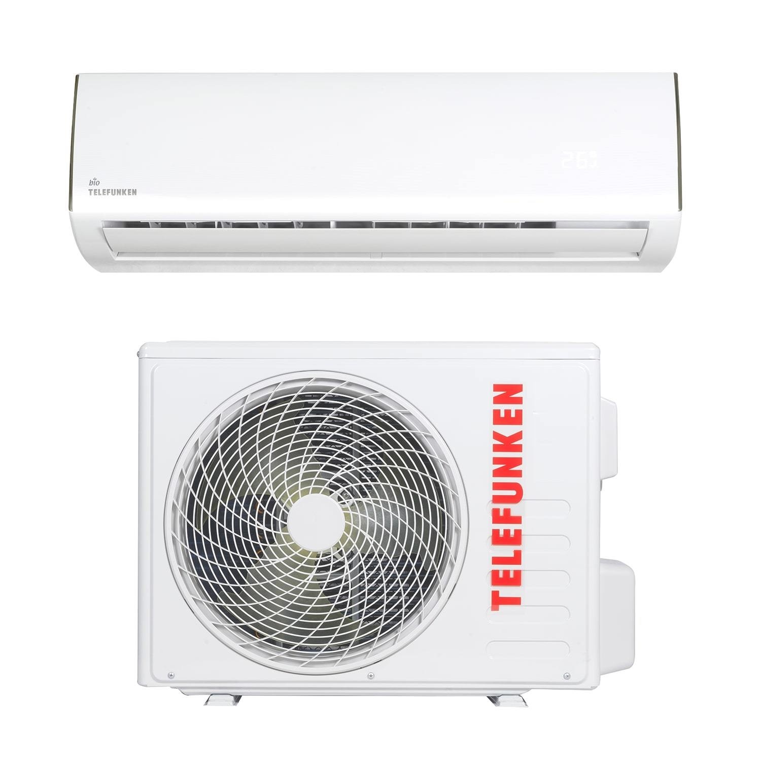 Telefunken 12000 BTU easy-fit DC Inverter Wall Split Air Conditioner with Heat Pump