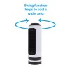 electriQ 13 Inch Quiet Oscillating Tower Fan - White