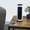 electriQ 13 Inch Quiet Oscillating Tower Fan - White