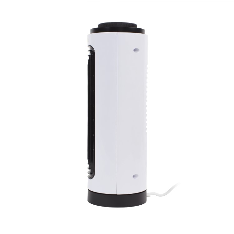 electriQ 13 Inch Quiet Oscillating Tower Fan - White