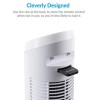electriQ 29 Inch Oscillating Tower Fan - White