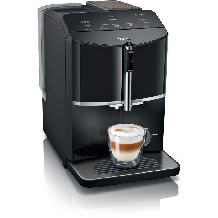 Siemens EQ300 Fully Automatic Bean To Cup Coffee Machine - Black