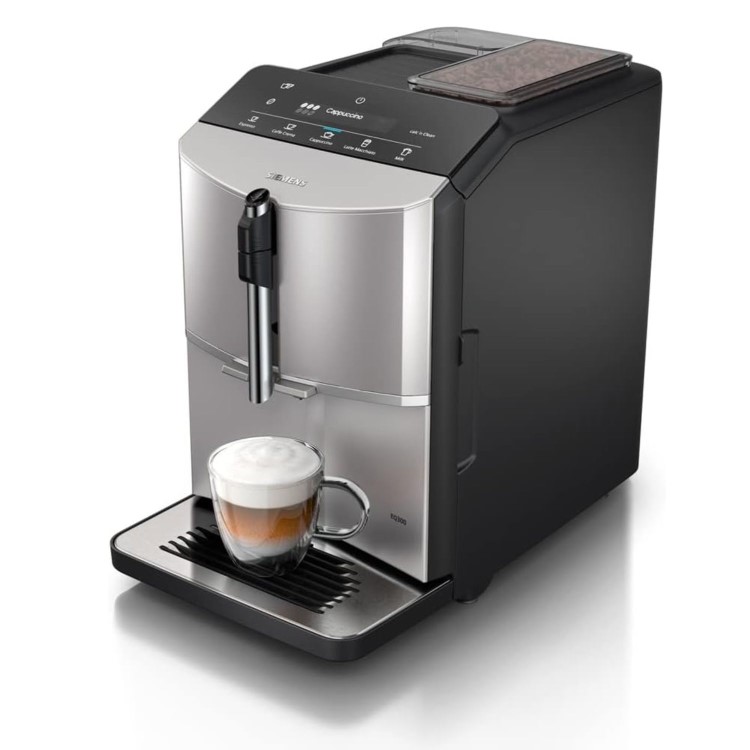 Siemens TF303G07 EQ300 Bean-to-Cup Coffee Machine – Inox Silver Automatic Espresso & Milk Frother