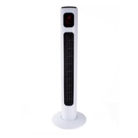 electriQ 38 Inch Oscillating Tower Fan - White