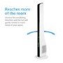 electriQ 44 Inch Tower Fan with Remote Control 3 Speed Settings Timer & Oscillation Functions