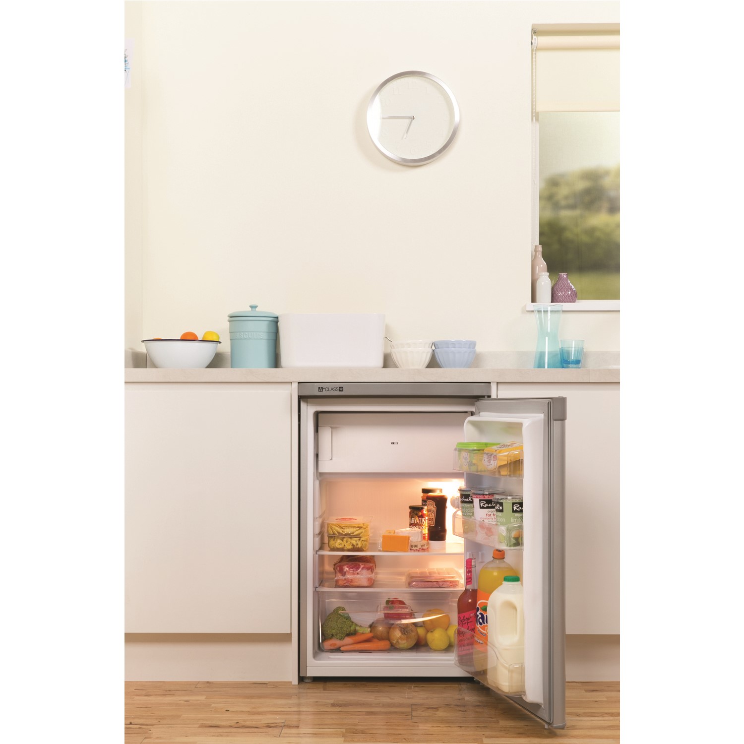 Indesit TFAA10 Upright Freestanding Fridge with Ice Box White