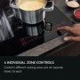 AEG 6000 Series 80 cm 4 Zone Venting Induction Hob - Black