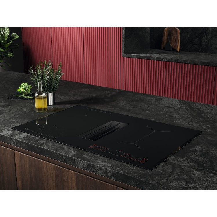 AEG 6000 Series 80 cm 4 Zone Venting Induction Hob - Black