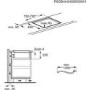 AEG 6000 Series 80 cm 4 Zone Venting Induction Hob - Black