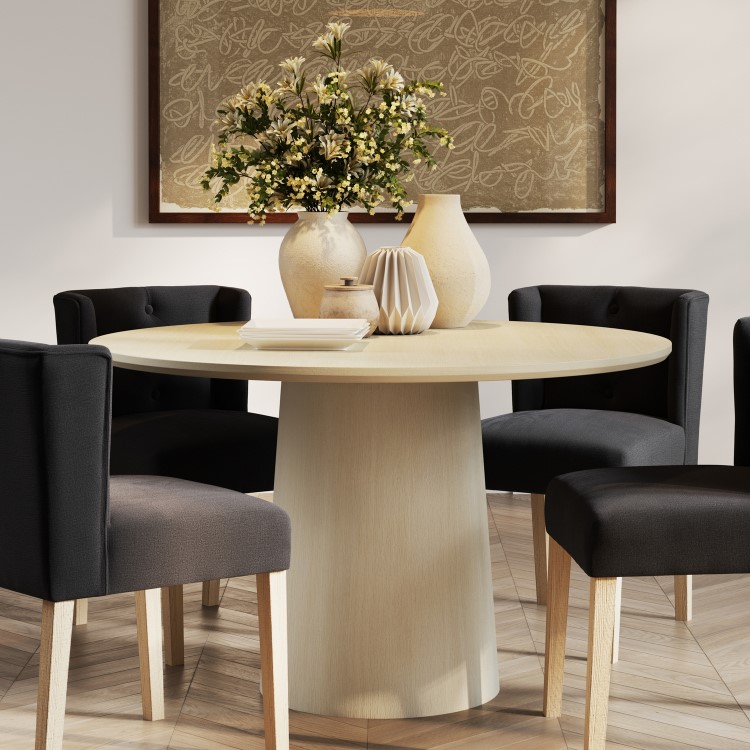 ONLY OPENED - THEODORE BLONDE DINING TABLE (2 PACKS)
