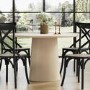 ONLY OPENED - THEODORE BLONDE DINING TABLE (2 PACKS)