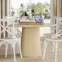 ONLY OPENED - THEODORE BLONDE DINING TABLE (2 PACKS)
