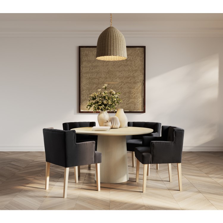 ONLY OPENED - THEODORE BLONDE DINING TABLE (2 PACKS)