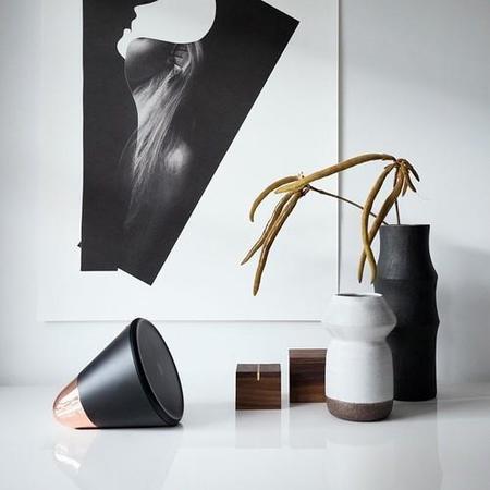 GRADE A2 - Aether Cone Wifi and Bluetooth HiFi Speaker - Black and Copper 