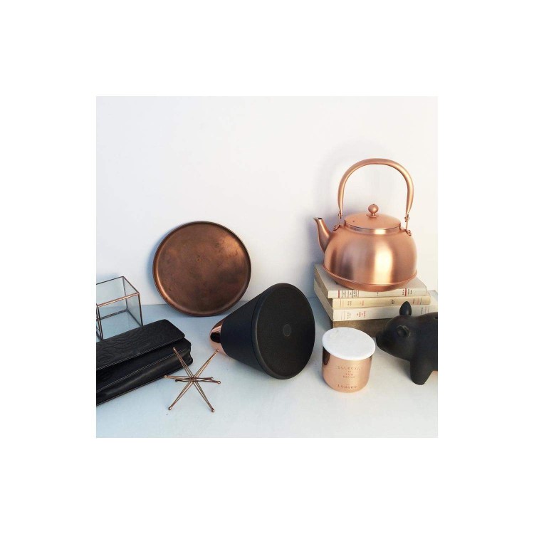 GRADE A2 - Aether Cone Wifi and Bluetooth HiFi Speaker - Black and Copper 