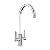 Rangemaster Hemlock Dual Lever Monobloc Kitchen Mixer Tap - Polished Chrome Rangemaster Hemlock Dual Lever Monobloc Kitchen Mixer Tap - Polished Chrome