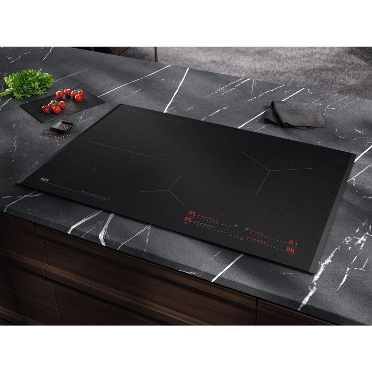 AEG 6000 Series 80cm 4 Zone Induction Hob with Bridge Zone