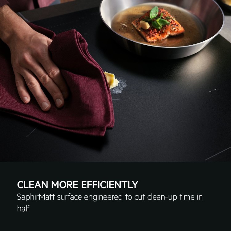 Refurbished AEG 6000 Series 80cm 4 Zone Induction Hob with Bridge Zone