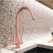 Rangemaster Intense Dual Lever Monobloc Kitchen Mixer Tap - Brushed Copper