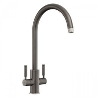 Rangemaster Intense Dual Lever Monobloc Mixer Kitchen Tap- Grey